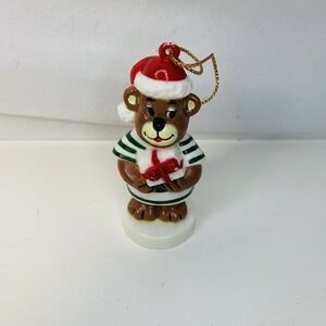 Vintage Christmas Tree Ornements Teddy Bear Gift X-max Decor